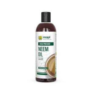 MAPL Cold Pressed Neem Oil for Hair & Skin – 100% Pure Neem Oil – Moisturizing Scalp & Dry Skin Care – Natural Conditioning Oil for Men & Women – 6.76 fl oz (200 ml)