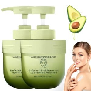 2 Bottle Divglow Luxury Collagen Firming cream, Collagen Firming Lotion Body Moisturizer Lifts, Firms, & Tightens For Younger Looking Skin, For All Skin Types