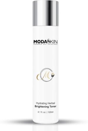 Hydrating Herbal Brightening Toner, Herbal Extract & Antioxidant, Witch Hazel to Brighten & Restore Your Skin’s Natural Glow, 4.1 Oz