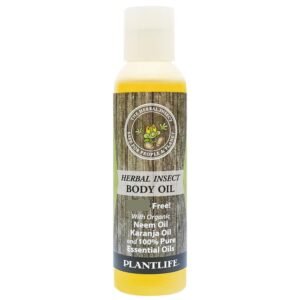 Plantlife Herbal Body Oil with Neem – Natural Aromatherapy – 4 oz
