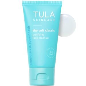 TULA Skin Care Cult Classic Purifying Face Cleanser – Gentle and Effective Face Wash, Makeup Remover, Nourishing and Hydrating