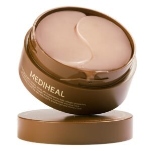 Mediheal Retinol Collagen Under Eye Patches – Korean Hydrogel Eye Pads (60 patches) with 95% Retinol & Collagen – Improves Puffy Eyes & Dark Circles – Non Irritating, Encapsulated Retinol
