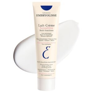 Embryolisse Lait-Crème Concentré Sensitive Face Moisturizer and Makeup Primer, Hypoallergenic Fragrance-Free Face Cream with Aloe Vera and Shea Butter