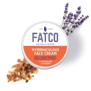 FATCO Myrrhaculous Anti Aging Face Cream and Moisturizer Cream with Tallow and Myrrh – Lavender + Myrrh (1 oz)