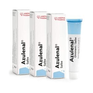 Azulenal Ointment with Guaiazulene | Wound and Healing Ointment for Diaper Rashes, Itches, Cuts, Burns, & Sore Nipples | Suitable for Use for Babies and Nursing Mothers | Made in Europe