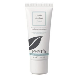 Phyts Purity Mattifying Fluid – Face Moisturizer for Oily Skin – Face Cream with Absorbent Silicas and Essential Oils – Refines Skin Texture – 1.35 oz