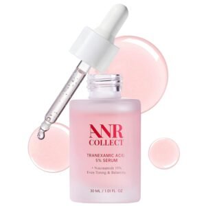 ANRCOLLECT 5% Tranexamic Acid + 10% Niacinamide Serum for Tone Perfecting, Post-Acne Care, Radiant Glow – with Kojic Acid, Ceramides, Hyaluronic Acid – 30ML Vegan Skincare