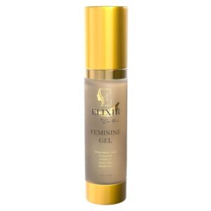 Elixir by Cocó March Vaginal Rejuvenating Feminine Gel Plant Based Hyaluronic Acid, Collagen, Aloe & Banana Extract, Alleviates Discomfort, Non-Sticky Non-Greasy Formula – 4 Fl Oz