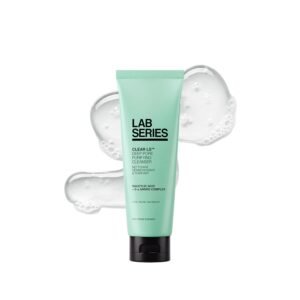 Lab Series Men’s Clear LS Deep Pore Purifying Face Wash with Salicylic Acid – Cleanser Suitable for Acne Prone Skin – Skin Care for Men – Dermatologist Tested
