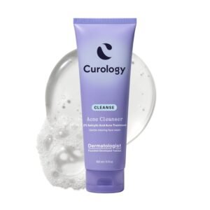 Curology 2% Salicylic Acid Face Wash for Acne Prone Skin, Cleanser with Lactic Acid, Niacinamide and Glycerin, Fragrance Free Daily Facial Cleanser, 150ml