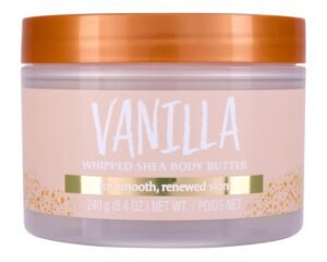 Tree Hut Vanilla Whipped Shea Body Butter, Long-Lasting Hydration for Soft, Smooth Skin, Nourishing Essential Body Care, Lightweight Moisturizer, 8.4 fl oz