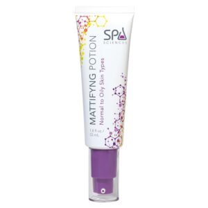 Spa Sciences – Mattifying Potion – Made in the USA- Purifying Oil-control Moisturizer – With Charcoal Powder, Niacinamide, Glycolic Acid – Control, Hydrate, Protect – Vegan – For All Skin Types -1.8oz