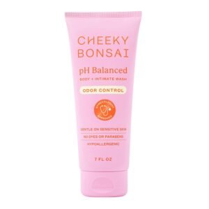 Cheeky Bonsai pH Balanced Feminine Wash for Women – Removes Odor – Gentle on Sensitive Skin – No Dyes or Parabens – Hypoallergenic – Gynecologist Approved (7 Ounces)