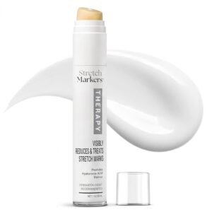 StretchMarkers Therapy Stretch Mark Cream – Visibly Reduces and Treats, Stretch Marks Removal with Retinol, Hyaluronic Acid, Bioactive Peptides & 3D Stem Cell Technology, 1 fl oz