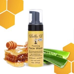 BELLA B Foaming Face Wash 4 oz – Pregnancy Safe Face Wash – Tea Tree Foaming Face Wash Made with Organic Ingredients – Use Twice Daily for Clear Skin