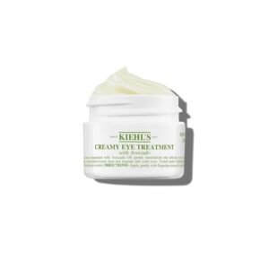 Kiehl’s Avocado Eye Treatment, Under Eye Cream for Puffiness and Dark Circles, with Caffeine to Correct Bags, 99% Naturally Derived Non-Toxic Formula