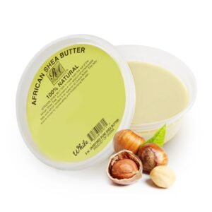 RA COSMETICS 100% Pure Shea Butter, Ivory – 8oz | 100% Pure and Natural Body Butter for Radiant Skin | Ultra-rich Moisturizer for Dry Skin, Stretch Marks, Wrinkles and Blemishes – Sourced from Ghana