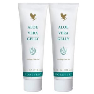 Forever Living – Aloe Vera Gelly – Pure Aloe Gel to Sooth, Moisturize and Condition – Vegan and Gluten-Free – 4 fl oz (Pack of 2)