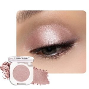 Champagne Shimmer Cream Eyeshadow, Light Gold Sheer Metallic Glow Glitter Eye Shadow for Mature Skin, Lightweight Blendable, Subtle Shimmer, Crease-Proof, Vegan & Cruelty-Free Sombras para Ojos