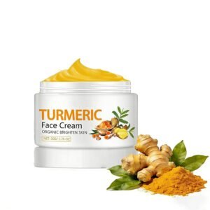 Turmeric Face Cream – Natural Turmeric Moisturizer Cream For Dark Spots Remover,Evens Skin Tone, Face Cream Smoothes Fine Lines, Daily Moisturizer For Face And Body