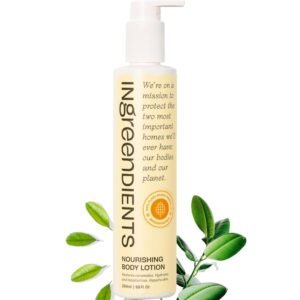 Ingreendients Hand & Body Lotion With Organic Cocoa Butter & Shea Butter – With Ceramides, Moisturizes and Rejuvenates Skin, Natural, Non Toxic, Vegan