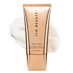 JLO BEAUTY Gel Cream Face Wash, Hydrating Daily Facial Cleanser & Makeup Remover, Sulfate-Free with Olive Complex, Gentle Face Cleanser for All Skin Types, That Hit Single, 5 Oz