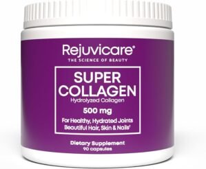 Rejuvicare Super Collagen Capsules for Beauty, Healthy Joints, Hair, Skin, & Nails, 90 Servings, Multi, (N8745)