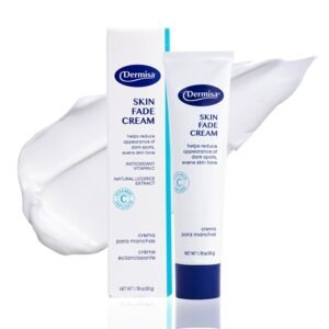 Dermisa Skin Fade Cream with Vitamin C, Licorice and Emblica – Dark Spot Corrector and Face Moisturizer for Sun Spots, Age Spots and Freckles – 1.78 Oz, Pack of 1