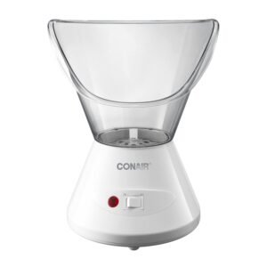 True Glow by Conair Moisturizing Mist Facial Steamer, Warm Steam Face Sauna for Deep Pore Cleansing & Hydration, Home Spa Skin Care System, Model MDF8