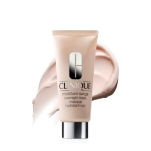 Clinique Moisture Surge Oil Free Overnight Face Mask With Aloe Vera For All Skin Types | Hydrating + Plumping, 3.4 Fl Oz