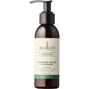 Sukin Signature Facial Cleanser, Foaming – Face Wash with Calming Chamomile, Aloe Vera, Green Tea & Witch Hazel, 4.23 Oz