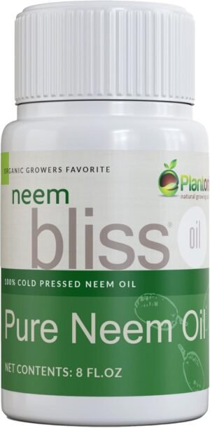 Neem Bliss (8 Fl Oz) – Pure Neem Oil Concentrate – 100% Cold Pressed Neem Oil – All-Natural Neem Oil Concentrate – Pure Neem Oil Extract – Unrefined Neem Oil for Hair – Neem Seed Oil Concentrate