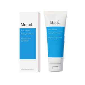 Murad Acne Control Clarifying Cream Cleanser – Gentle Salicylic Acid Face Wash for Acne-Prone and Sensitive Skin, Treats and Prevents Breakouts and Calms Irritation with Extra Hydration – 5 Fl Oz