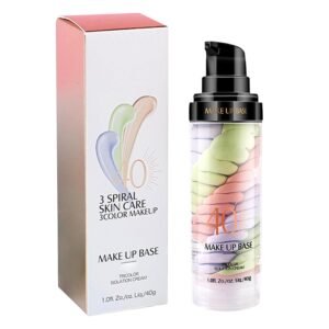 TBTFW 3 In 1 Primer for Face Before Makeup, ​​One Step Color Corrector, Oil Control​​ Waterproof & Sweat-Proof​​, Suitable for All Skin Types