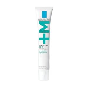 La Roche-Posay Effaclar BPO Multi-Target Acne Treatment with 5.5% Micronized Benzoyl Peroxide, Acne Cream for Face, Targets Oily Skin, Blackheads & Prevents Pimples