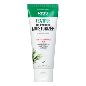 KISS NEW YORK Face Moisturizer Tea Tree Oil Control Anti-Shine Facial Moisturizer, Korean Skin Care For Normal to Oily Skin, Lightweight Formula 3.38 Fl Oz (1 PACK)