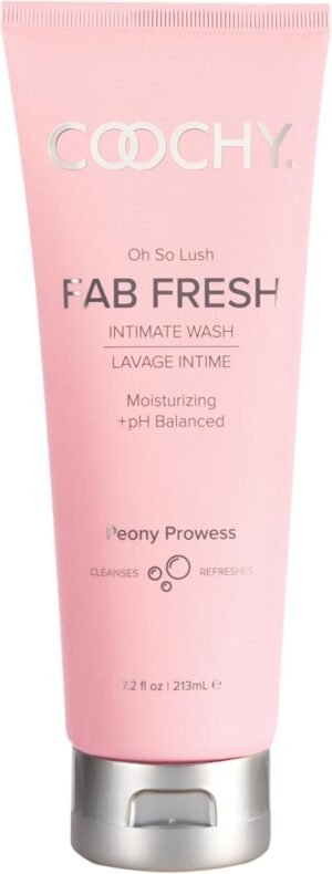 Coochy Fab Fresh Feminine Wash 7.2 oz – pH-Balanced Gentle Intimate Cleanser for Women, Refreshing Daily Hygiene Wash, Soothes, Moisturizes & Deodorizes Sensitive Skin