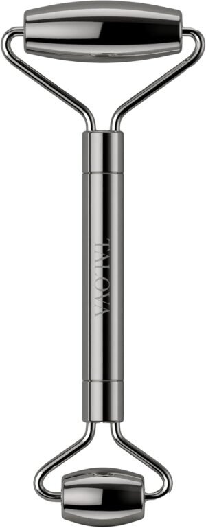 304-Grade Stainless Steel Facial Roller, Face Roller for Eyes, Double Chin, Jawline & Neck, Reduce Puffiness & Improve Wrinkles, Massage Tool for Anti-Aging, Lifting & Lymphatic Drainage