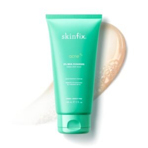 Skinfix 2% BHA Cleanser – 5 oz – Clears Acne Blemishes & Blackheads – Safe for All Types of Acne – Fragrance Free – Vegan, Cruelty Free