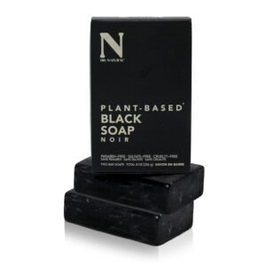 Dr. Natural Black Bar Soap – Gentle Moisturizing Soap Bar – Anti Acne and Blemishes – Moisturizing, Pore Cleanser – Natural African Body Wash – 2 pcs