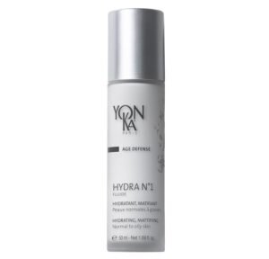 Yon-Ka Hydra No.1 Fluide | Age Defense Skin Care | Lightweight Mattifying Moisturizer with Hyaluronic Acid and Silica | Normal and Oily Skin | Paraben-Free | 1.69 fl oz