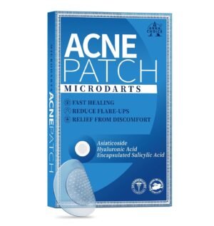 Microdart Pimple Patches for Face with Hyaluronic Acid and Salicylic Acid, Cute microdart acne patch for Women, Men, Boys, Girls, Teenagers – Effective zit stickers-18 Counts