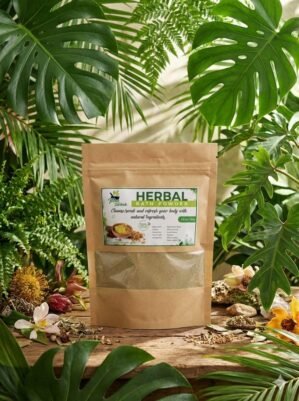 Ayurvedic Ubtan Body Cleanser Powder – Natural Soap Alternative for Face & Body | Herbal Exfoliating Bath Powder with 21 Herbs | Gentle Skin Cleanser for Women, Men & Kids