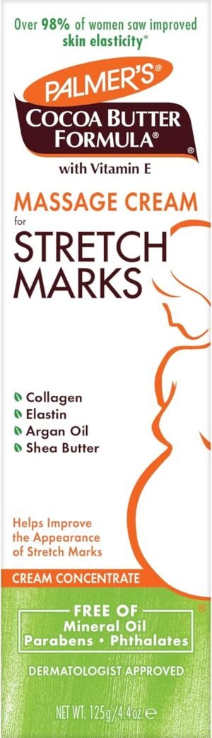Palmer’s Cocoa Butter Massage Cream for Stretch Marks, 4.4 Ounce