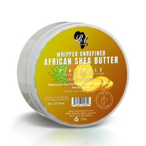 RA COSMETICS Whipped Shea Butter Pineapple – 6oz | 100% Pure & Natural African Shea Butter for Men & Women – Ultimate Handcrafted Moisturizer with Essential Vitamins for Radiant Skin