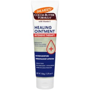 Palmer’s Cocoa Butter Formula Healing Ointment with Vitamin E, 3.75 Oz, Intensive Therapy for Severely Dry, Eczema Prone Skin, Provides 48-Hour Moisture, Non-Comedogenic, Dermatologist Approved
