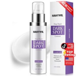 HANYWIL Dark Spot Remover for Face & Body Serum with Retinol & Niacinamide – Corrects Melasma, Sun & Age Spots, Hyperpigmentation Treatment for All Skin, Dermatologist Tested (1.7 Fl Oz)