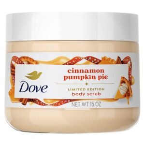 Dove Scrub Cinnamon Pumpkin Pie Exfoliates & Moisturizes Skin 15 OZ