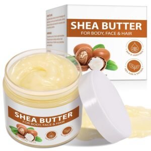 Shea Butter Raw, Pure Natural Shea Butter for Face & Body with Vitamin A, E and F, Hand Cream, Long-Lasting Hydration & Deeply Moisturizing for Dry, Cracked Skin, SkinCare, Keeps Skin Healthy 7.8 oz