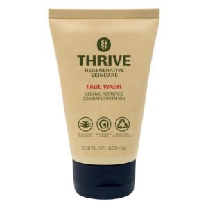 Thrive Natural Care Face Wash Gel – Daily Facial Cleanser – Gently Cleanses Face Without Over Drying – Vegan